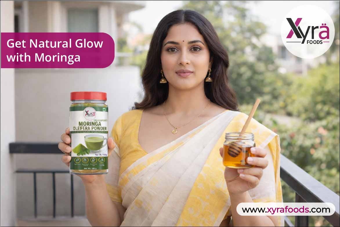 DIY-Face-Masks-Using-Premium-Moringa-Powder-and-Honey-for-a-Natural-Glow